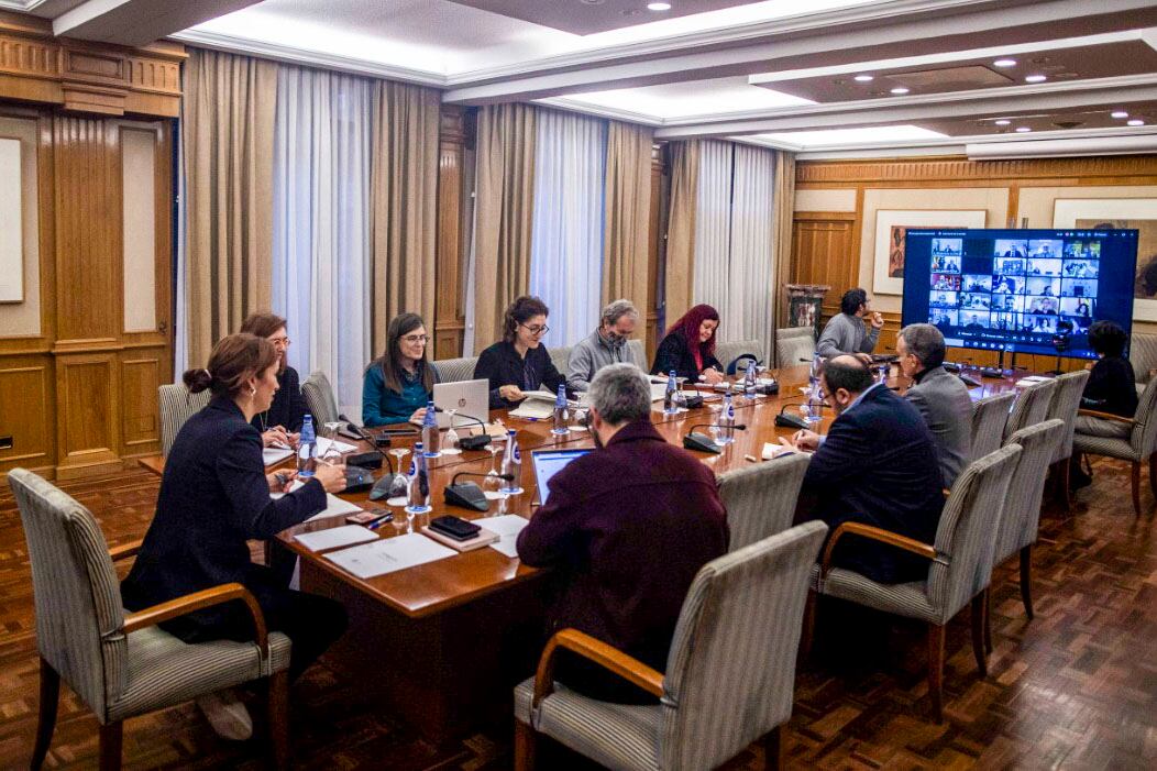 MADRID, 08/01/2024.- Fotografía de la reunión del Consejo Interterritorial del Sistema Nacional de Salud este lunes, en Madrid.