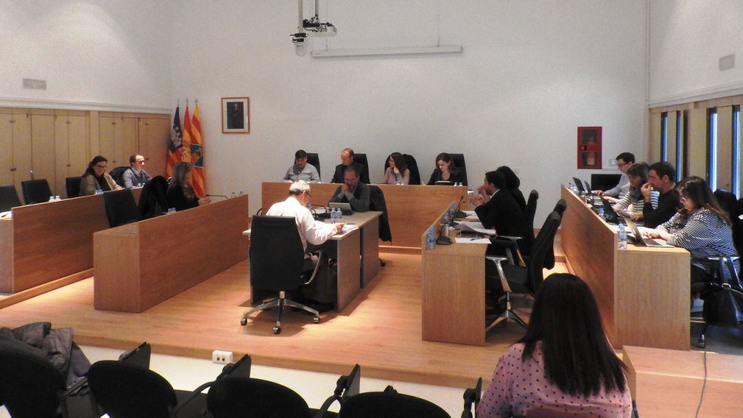 Un momento durante el pleno