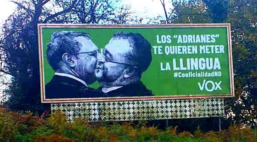 Imagen de la campaña puesta en marcha por Vox. 