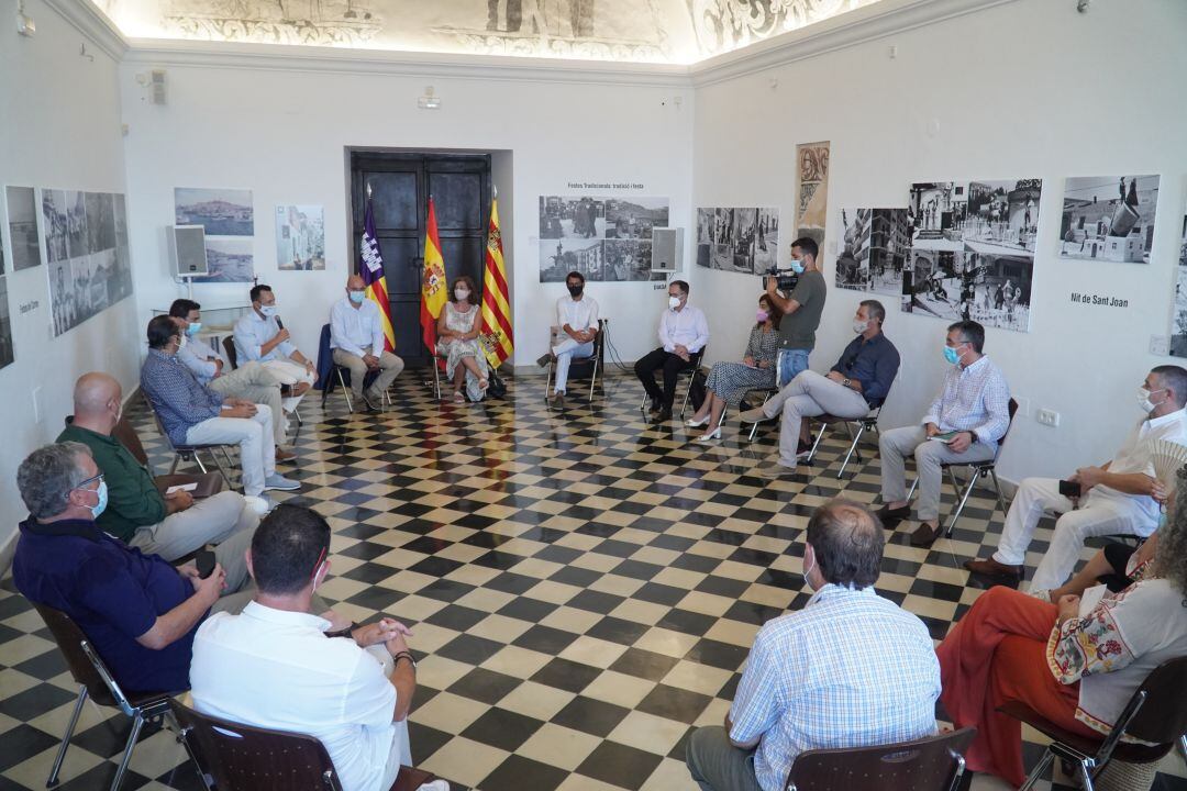 Un momento durante la reunión