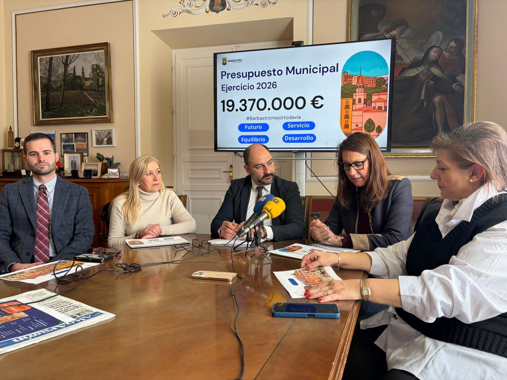 El equipo de Gobierno ha explicado el documento de presupuestos