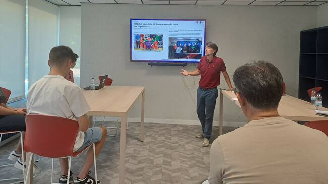 Ismael Arilla, director de cantera de la SD Huesca