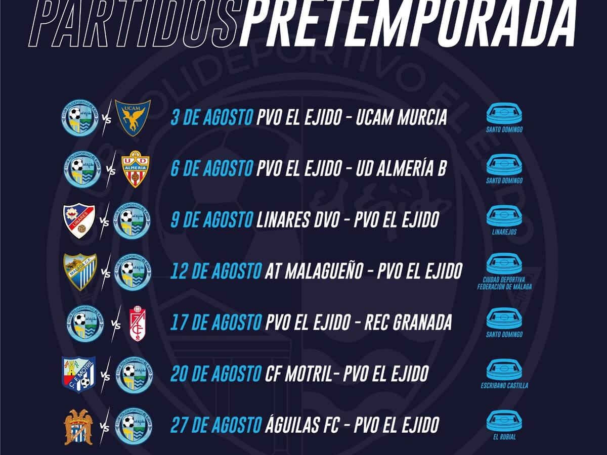 El Poli El Ejido preparará el inicio liguero en siete amistosos