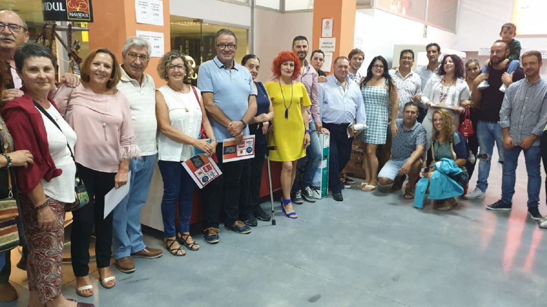 Foto de familia de la entrega de premios