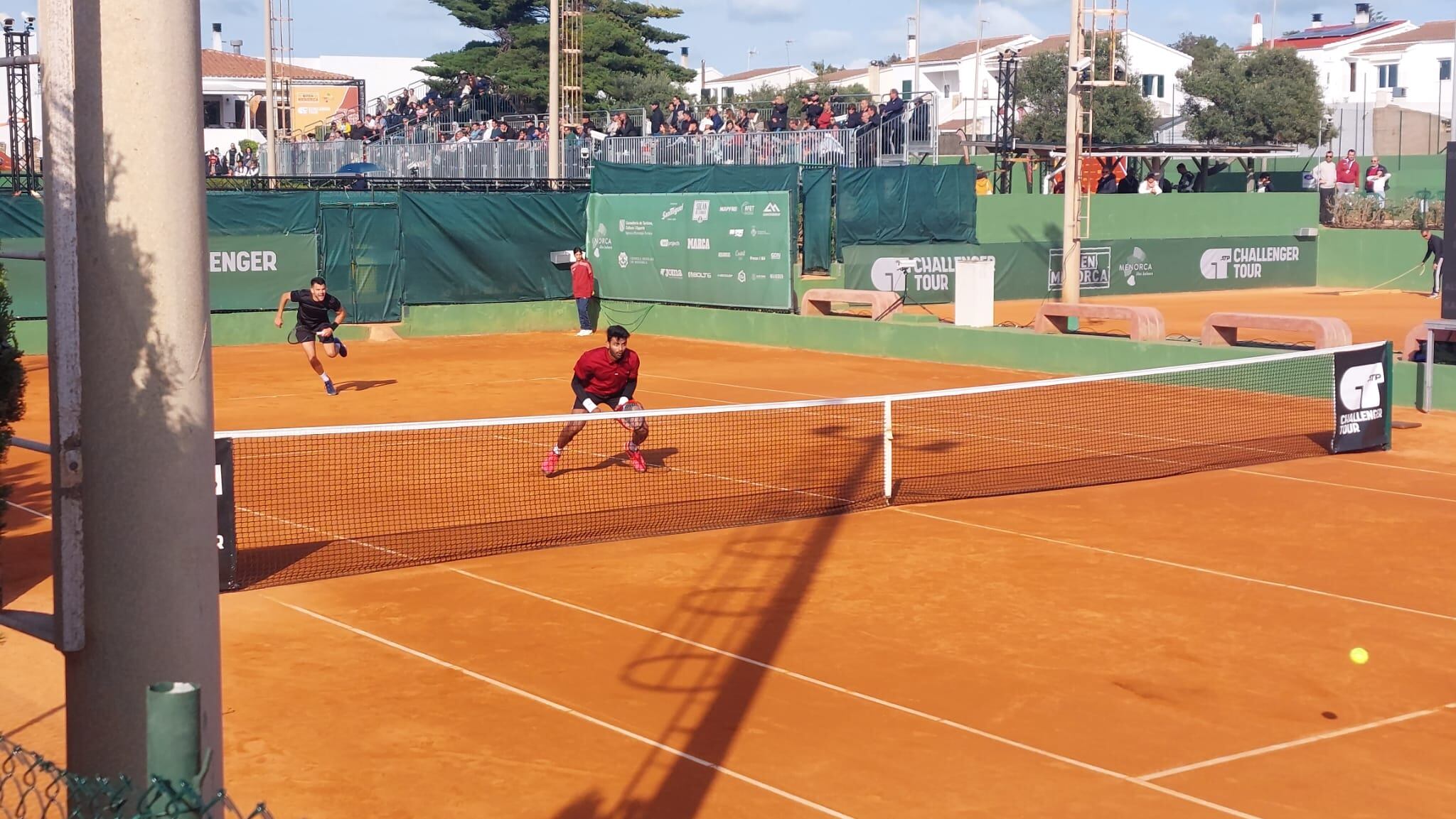 Sergio Martos segeuix a la competició de dobles del torneig ATP Challenger de Menorca.