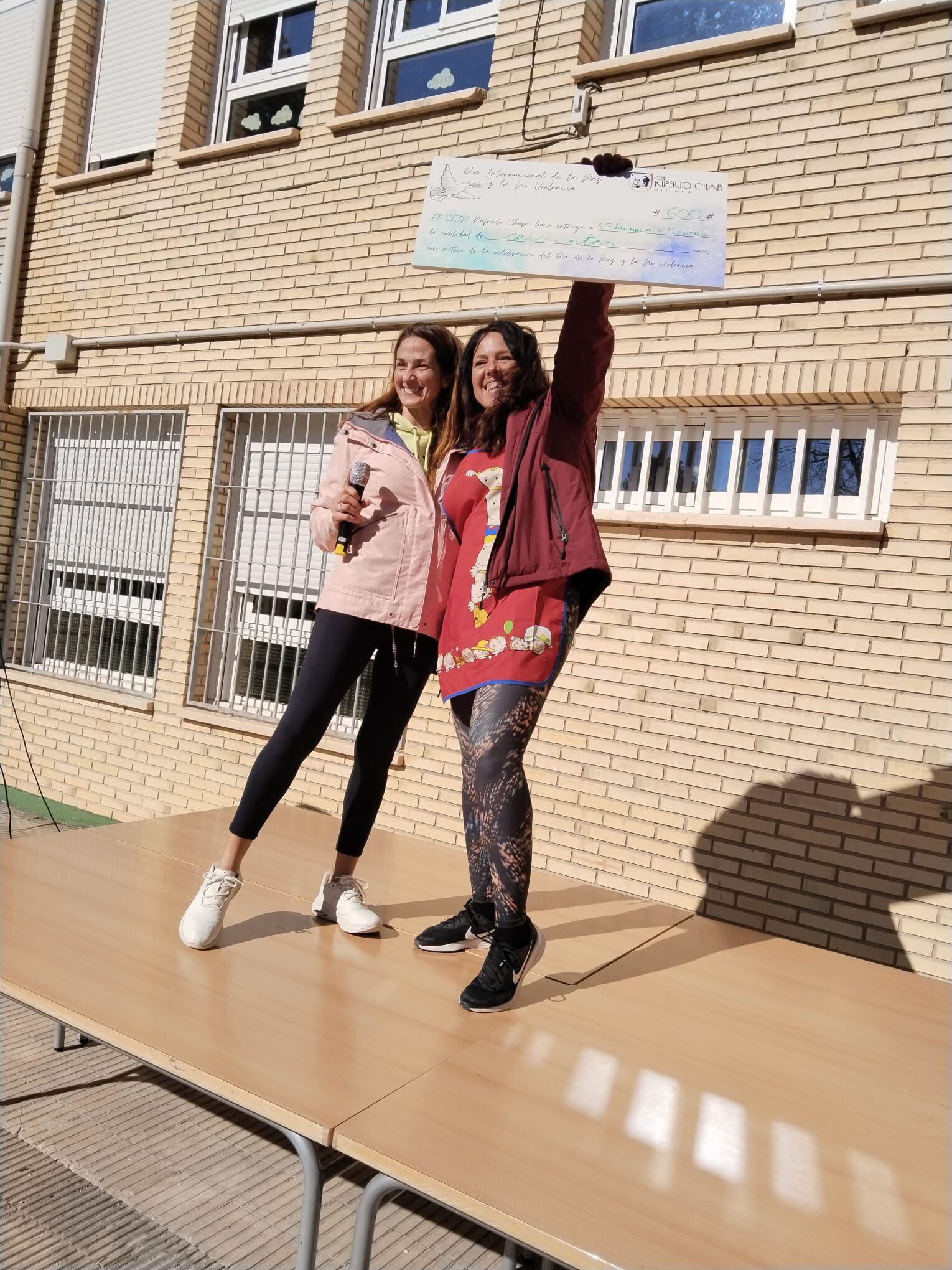 Dia de la Paz en el CEIP Ruperto Chapí de Villena