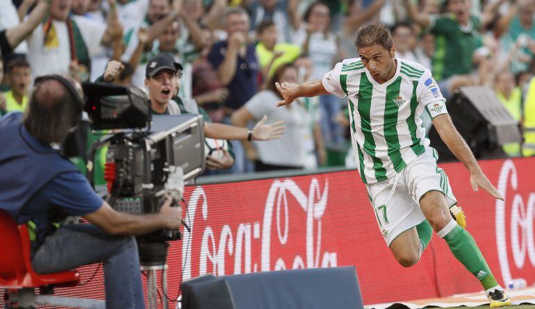 El centrocampista del Betis Joaquín Sánchez.