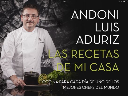 Portada del libro digital ‘Las recetas de mi casa’ de Andoni Luis Aduriz