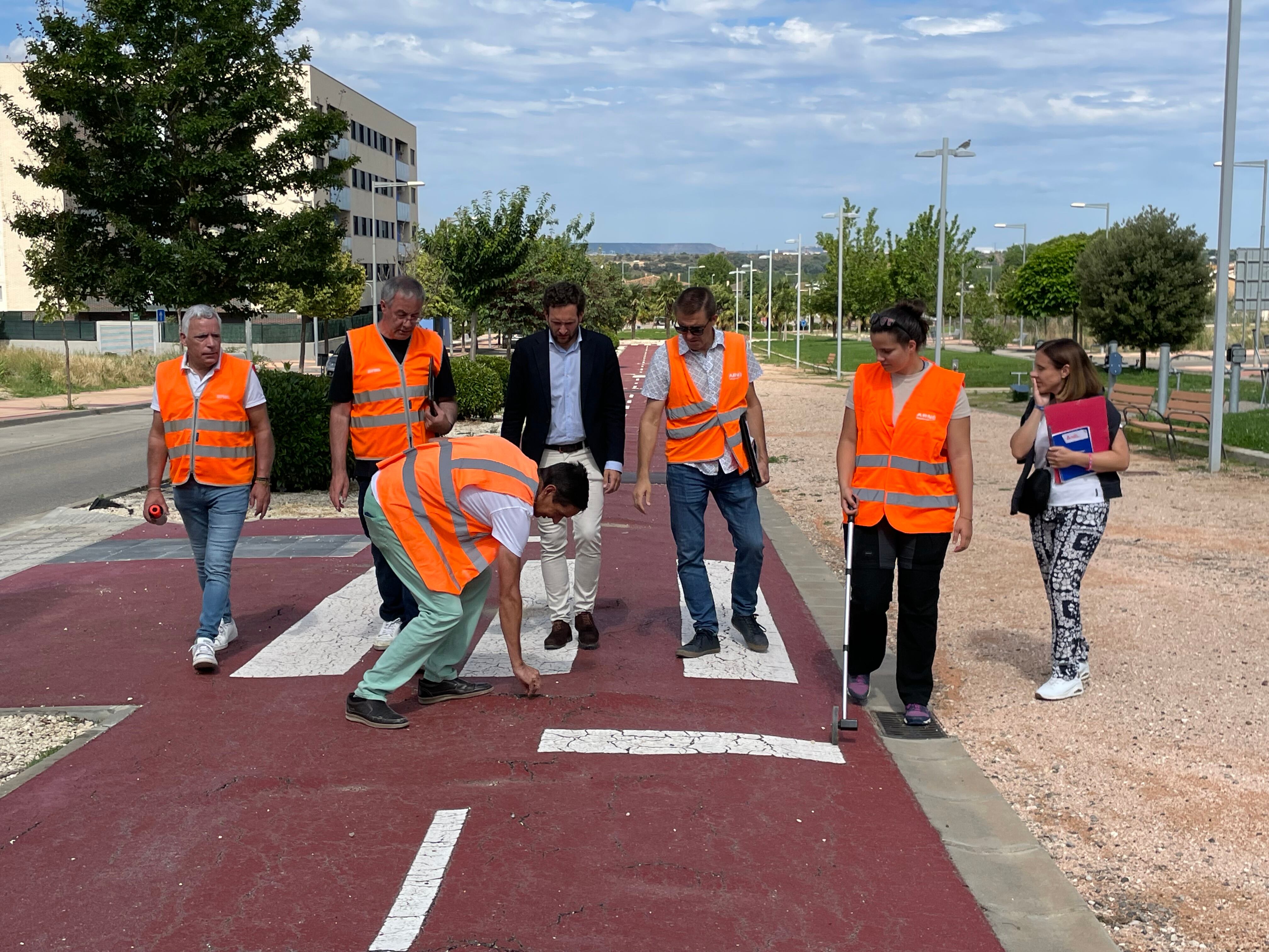 Repavimentación del Carril Bici de la Rambla del Canal de Aragón y Cataluña