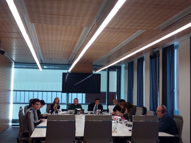 La sesión en Juntas Generales donde se presentaba el proyecto de la Norma Foral