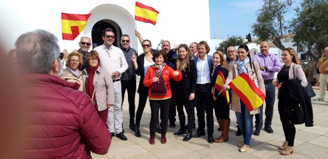 Un momento durante el acto en Formentera
