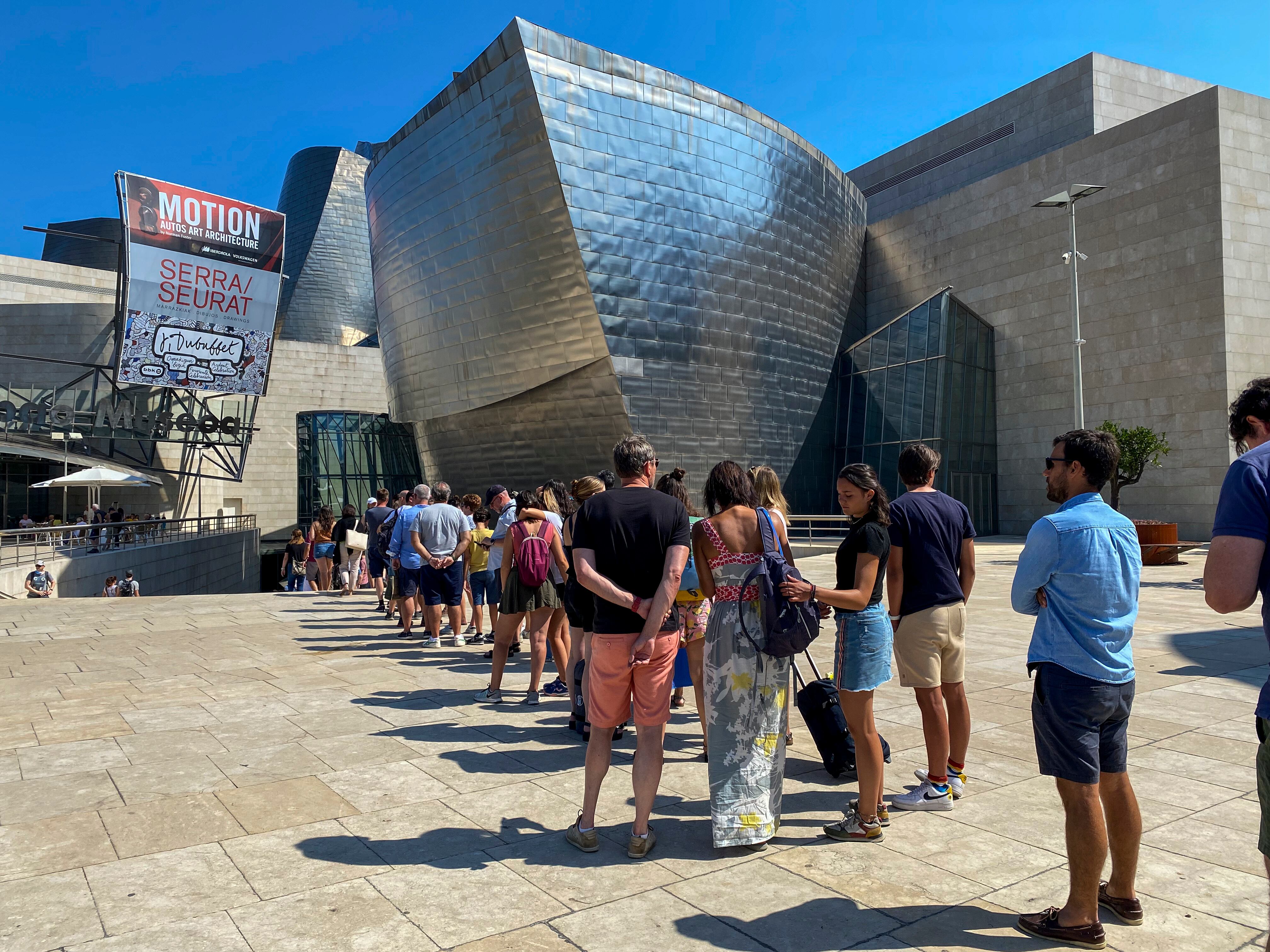 El de 2022 es el verano con mayor cantidad de visitantes en el Museo Guggenheim desde su apertura. / Museo Guggenheim Bilbao