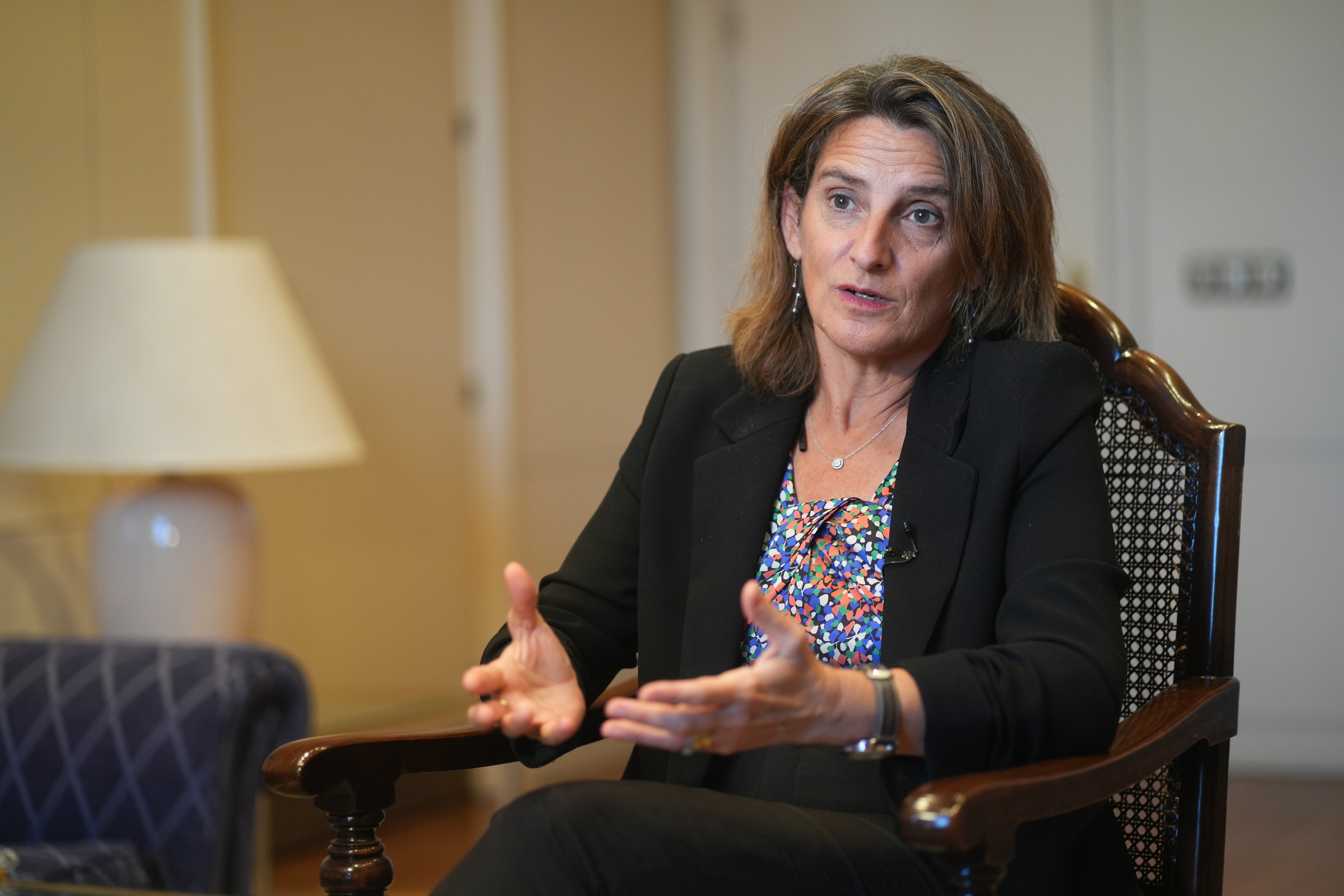 La vicepresidenta tercera del Gobierno y ministra para la Transición Ecológica, Teresa Ribera
