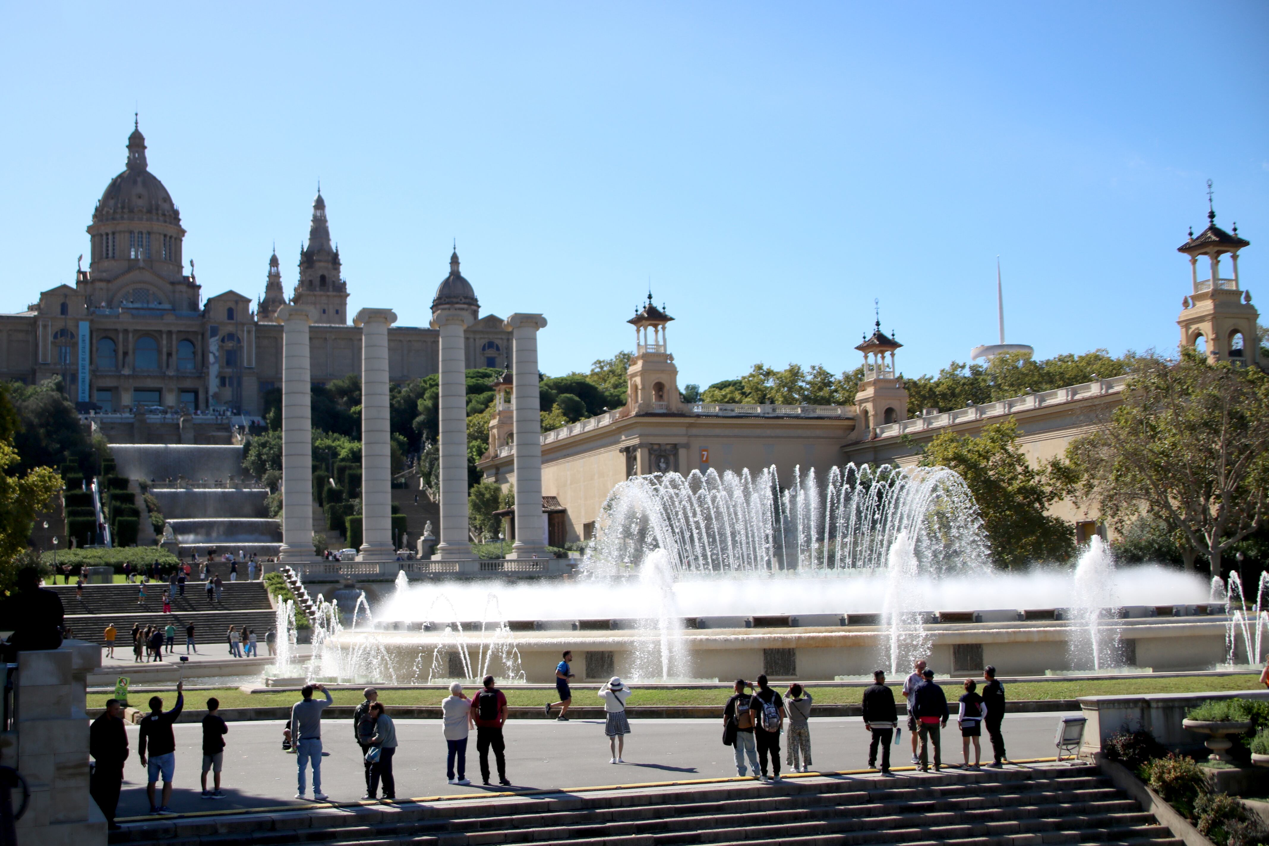 La font de Montjuïc torna a brollar.Autor: Bernat Vilaró