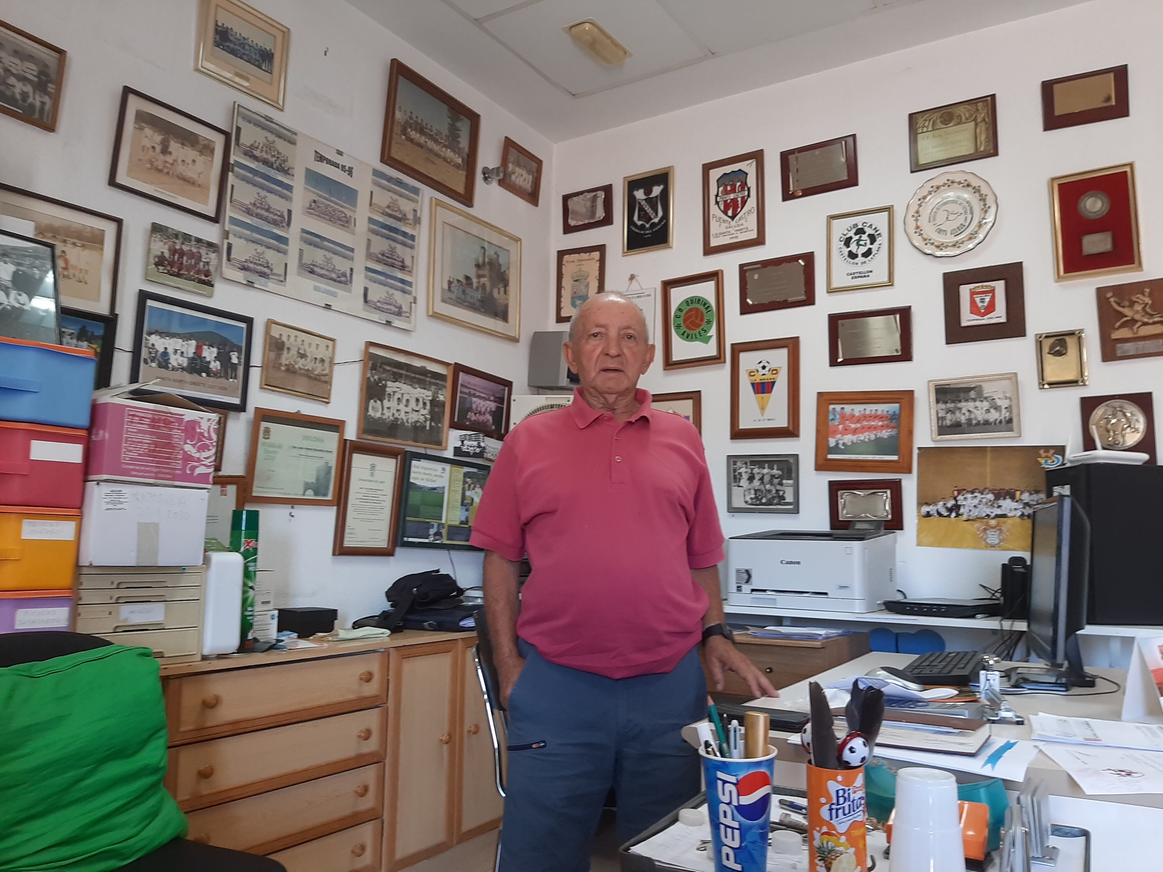 José Antonio, en su despacho