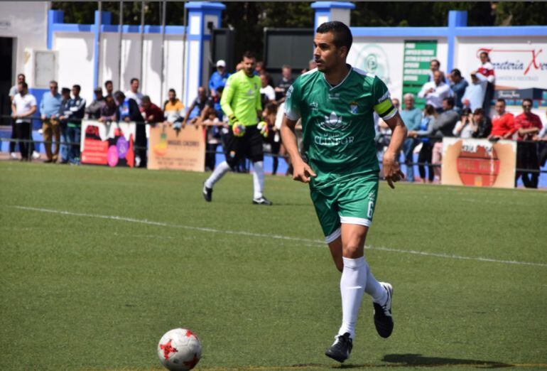 Israel en el derbi del pasado domingo ante el Guadalcacín