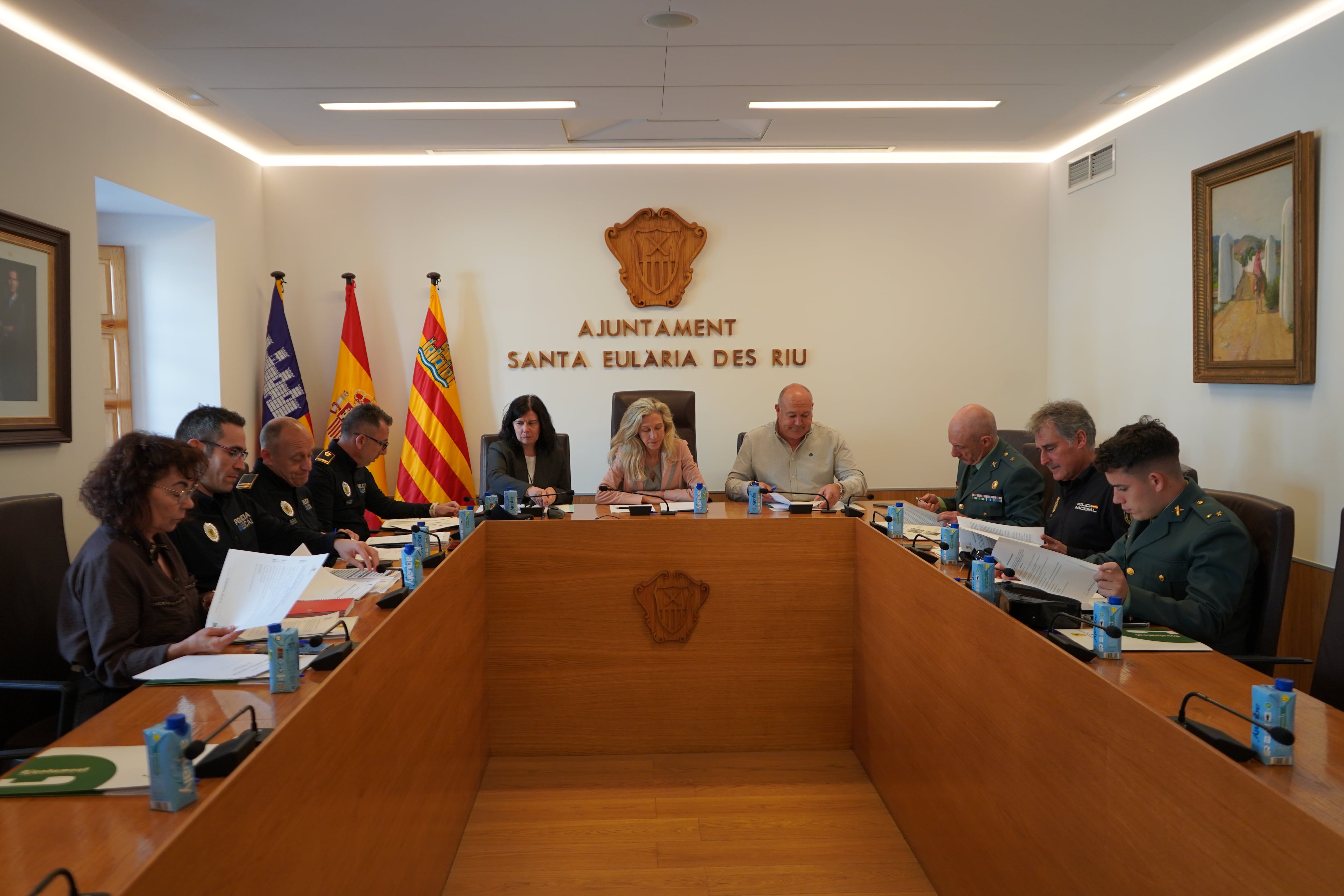 Imagen de la reunión celebrada ayer