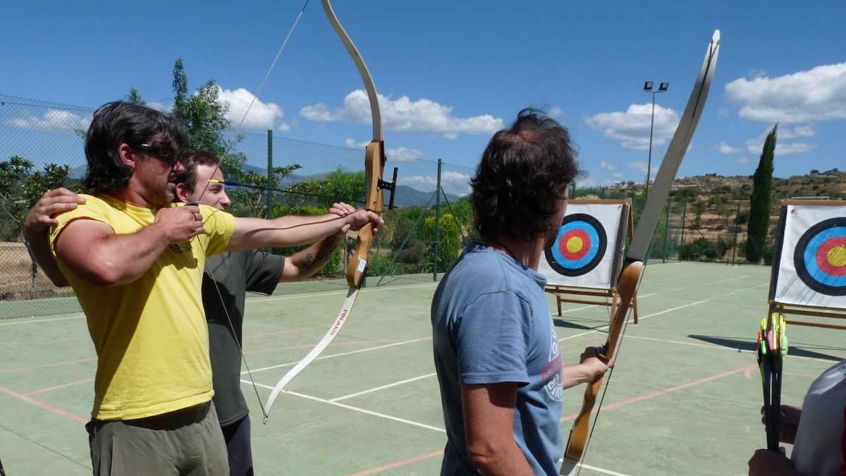 Colungo sede de una jornada de tiro con arco