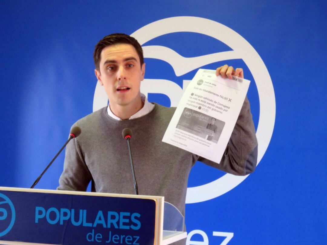 Jaime Espinar, concejal del PP de Jerez