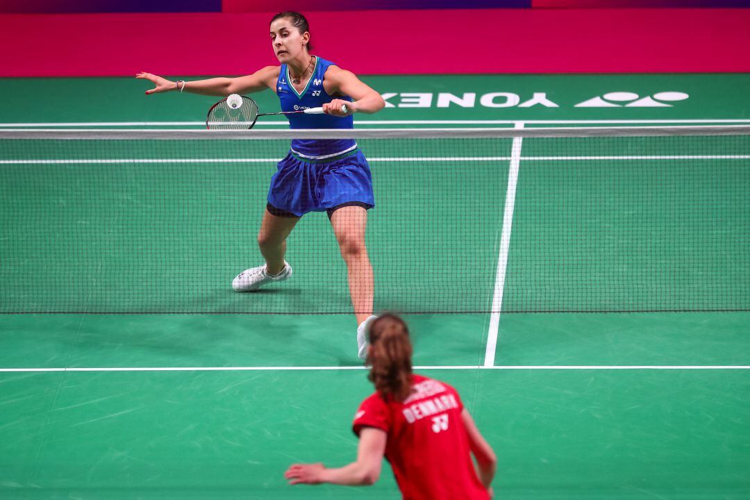 Carolina Marín en el campeonato mundial de badminton