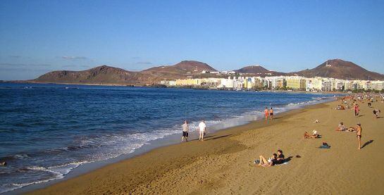 Playa de Las Canteras.