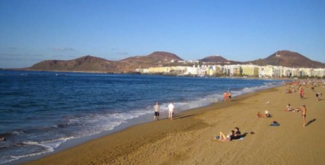 Playa de Las Canteras.