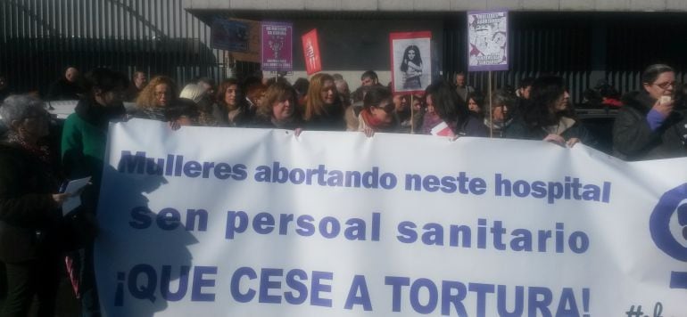 Concentración por unas condiciones dignas en el aborto