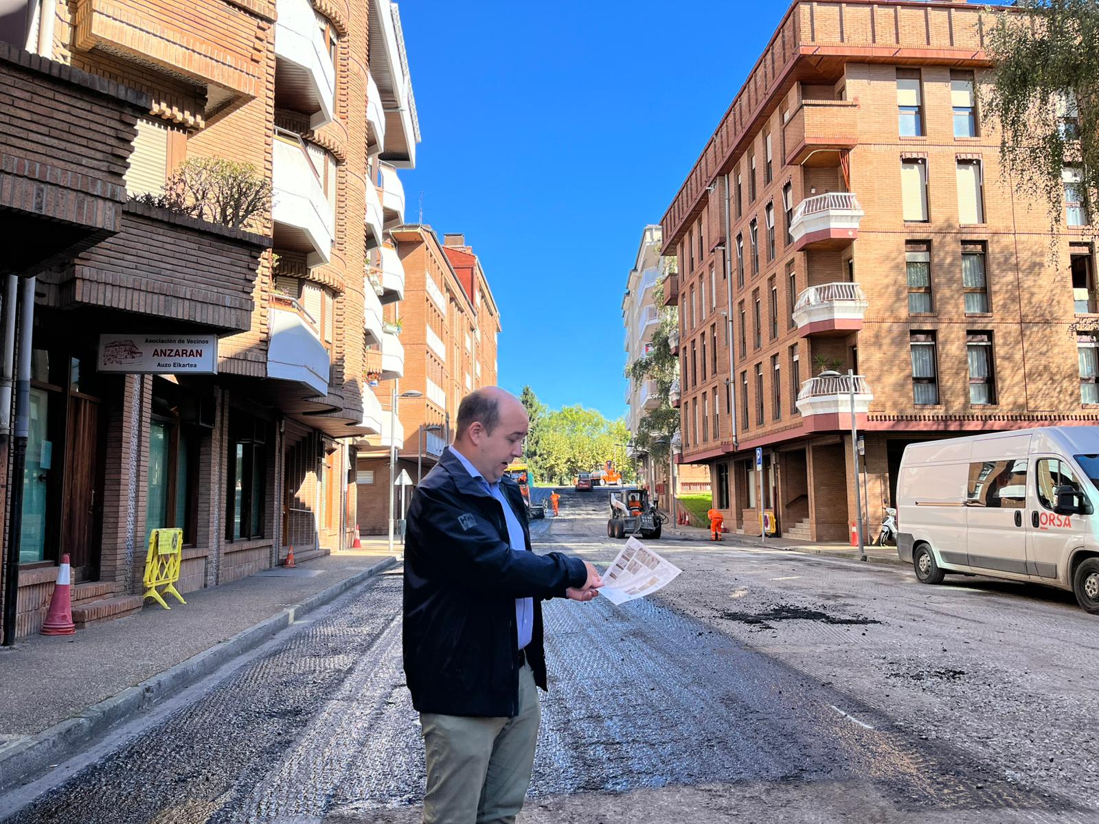 El delegado de Obras, Mantenimiento e Infraestructuras Gorka Álvarez.