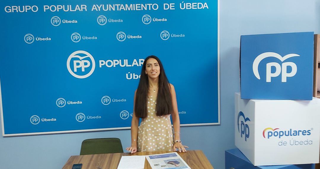 Ana Morales Lirio durante una rueda de prensa 