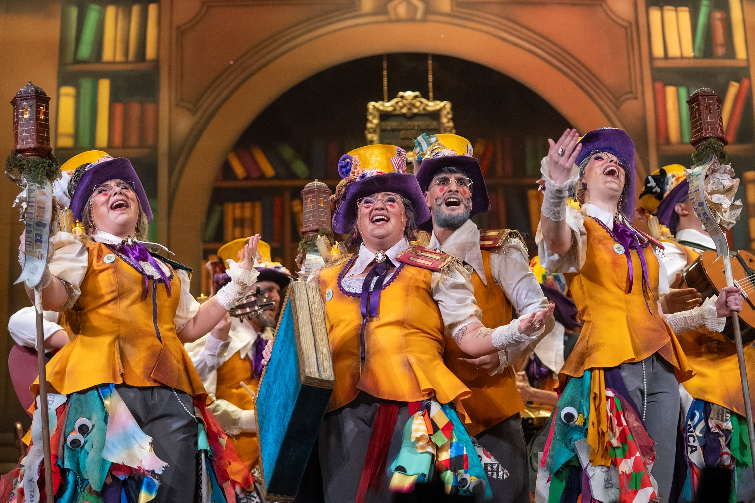 Comparsa: La biblioteca