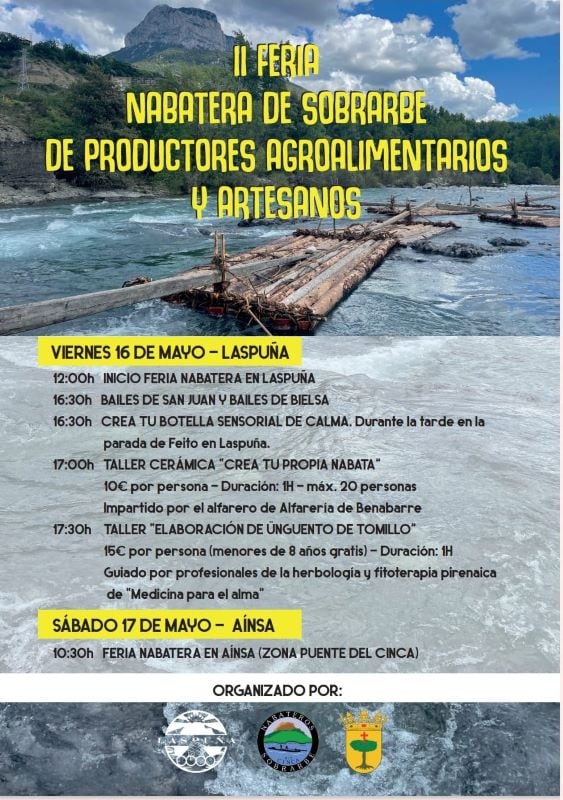 Cartel Feria Nabateros de Sobrarbe.