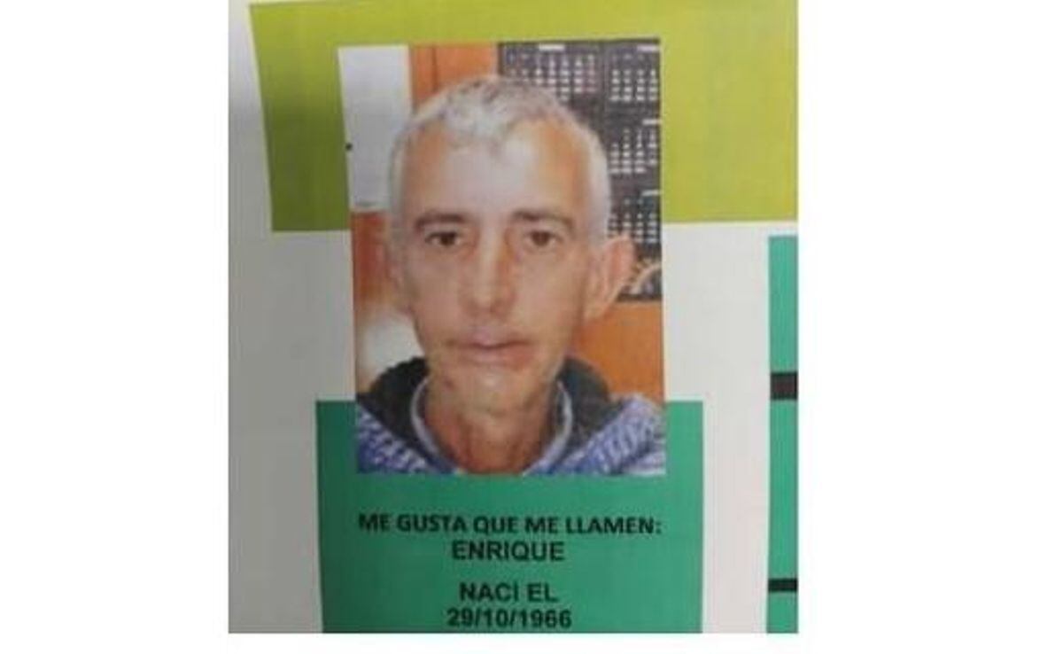 Imagen difundida por la familia de Enrique Barona.