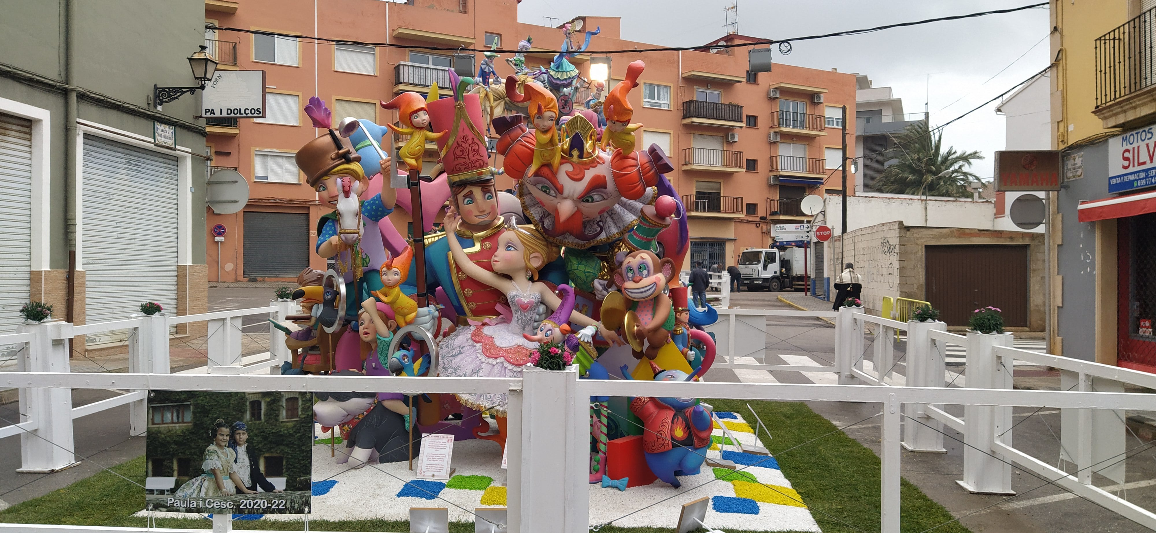 Monumento infantil de la Falla Baix la Mar, de Dénia, ganadora del primer premio de Sección Especial.