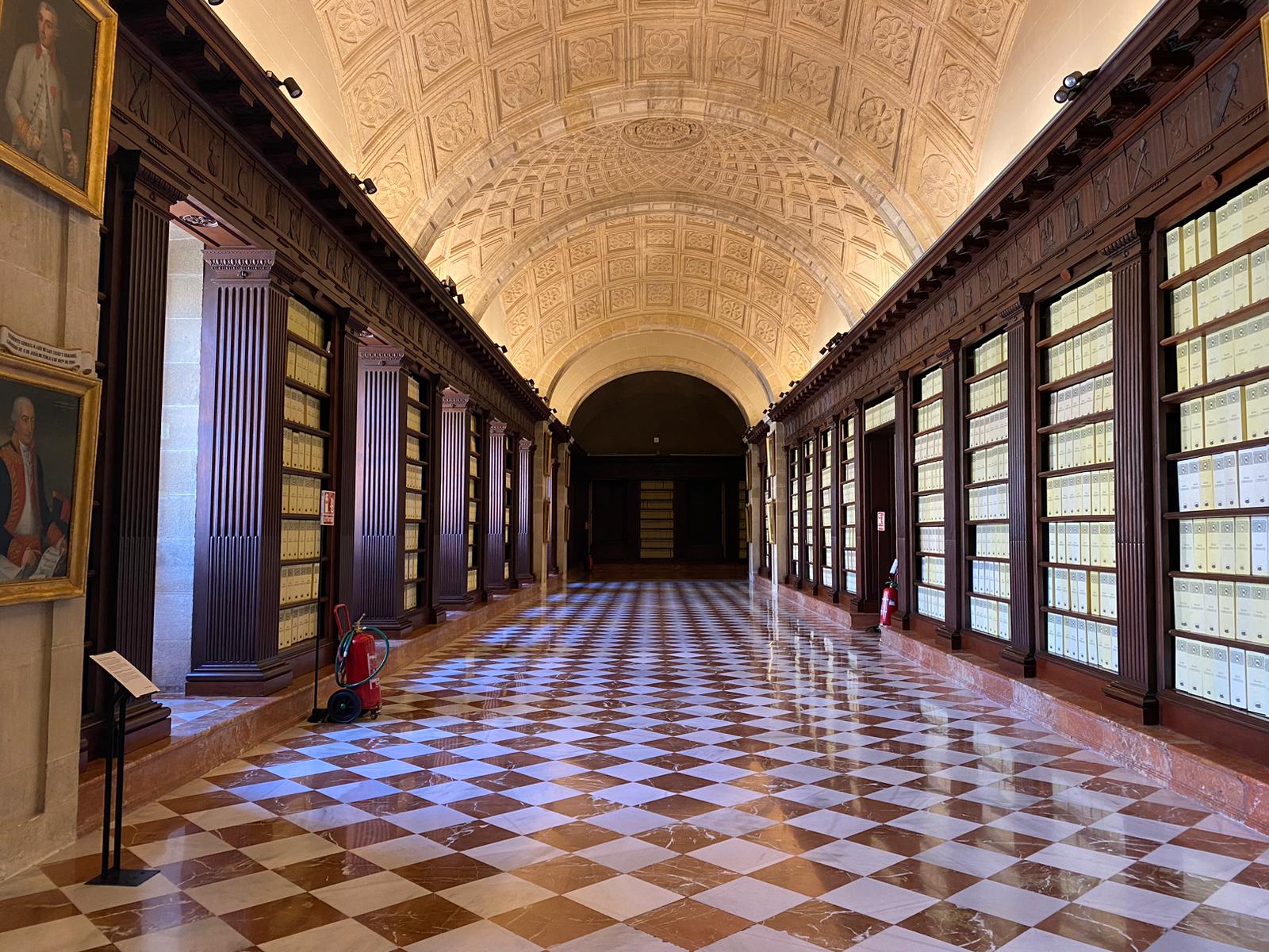 Sala del Archivo General de Indias