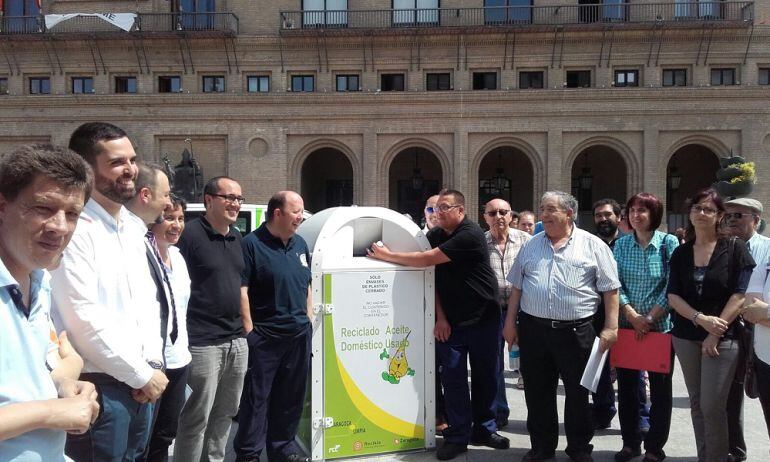 ADISLAF gestiona el reciclaje de aceite en la ciudad de Zaragoza