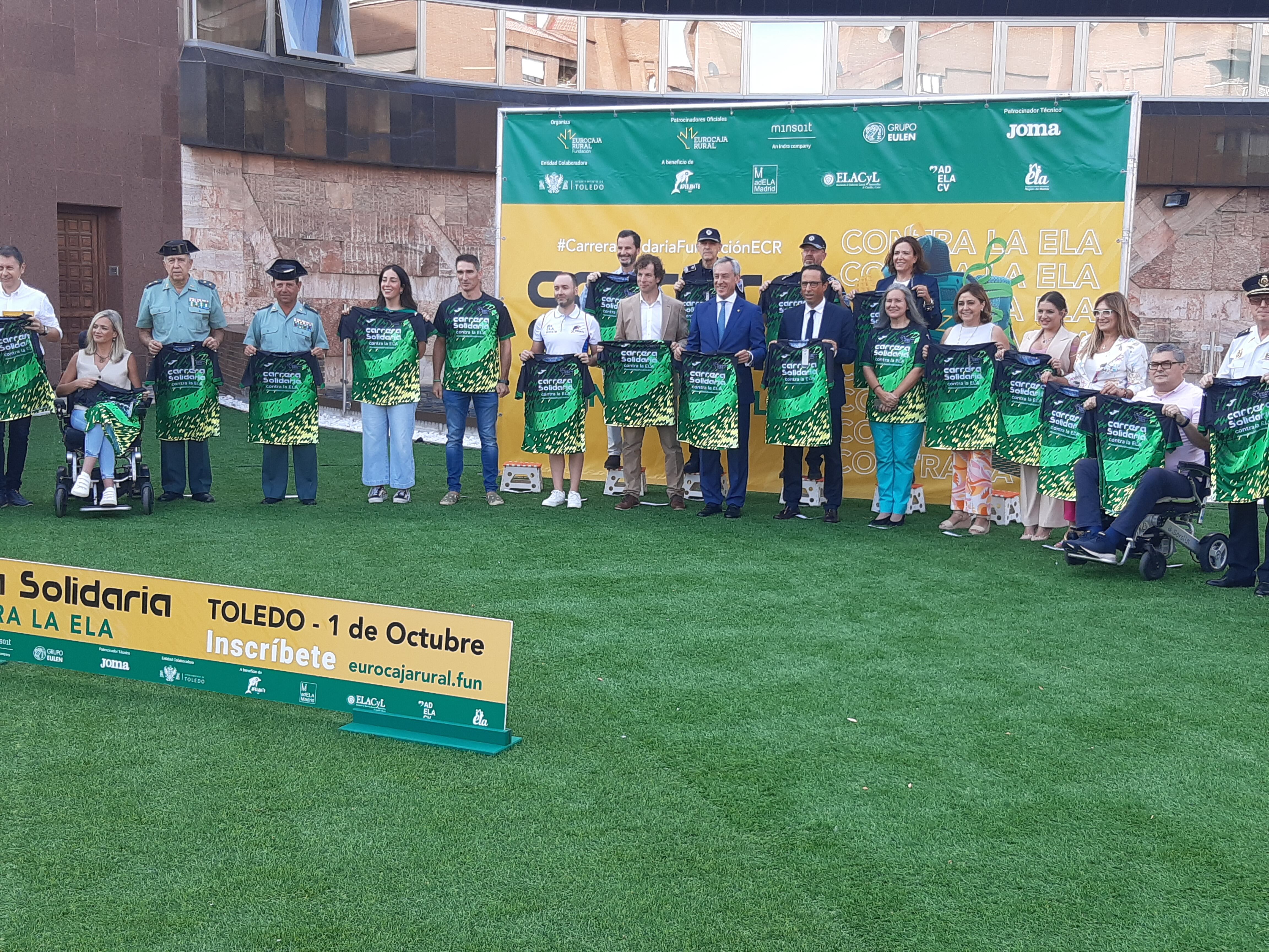 Presentación de la carrera solidaria en la lucha contra la ELA de Fundación Eurocaja Rural