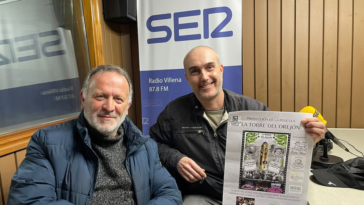 Pedro Villar y José Ramón Morales en Hoy por Hoy Villena