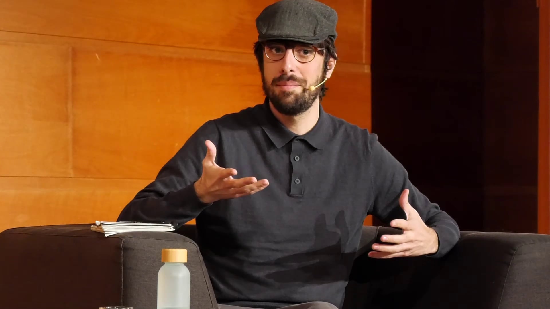 El escritor ubetense David Uclés en un acto de Radio Úbeda