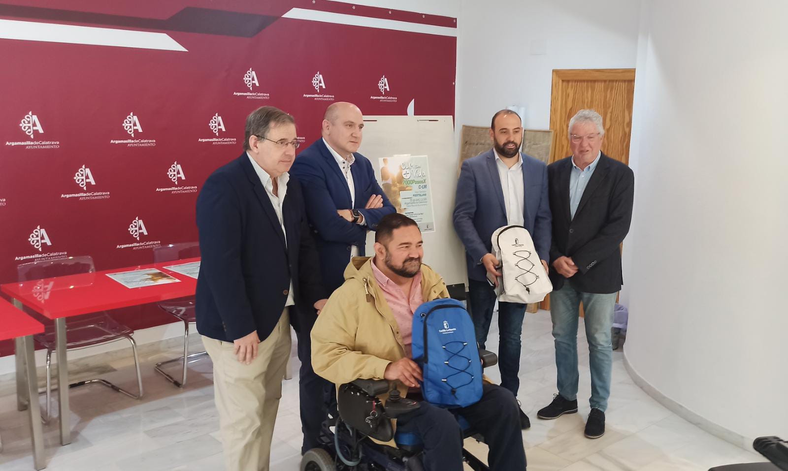 Presentación de la campaña de los 7.000 pasos X CLM en Argamasilla de Calatrava