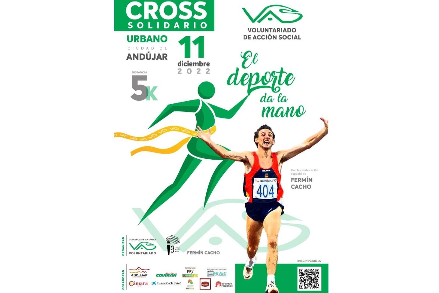 Andújar acoge la I Carrera Solidaria “El deporte da la mano”.