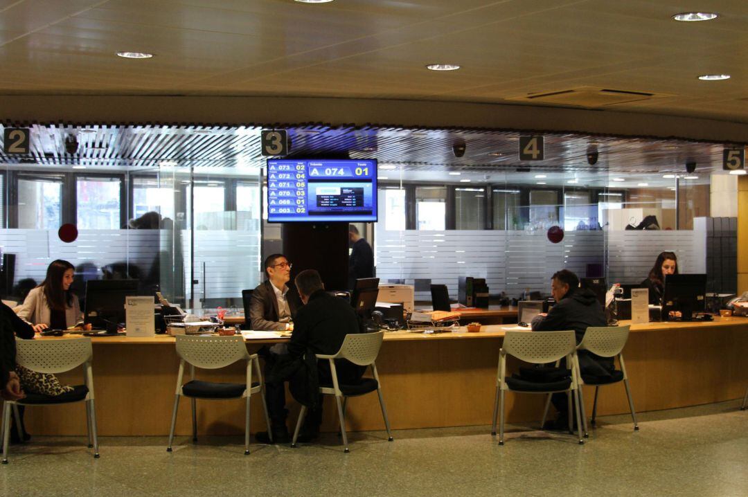 El servei de Tràmits del Govern en una imatge d'arxiu.