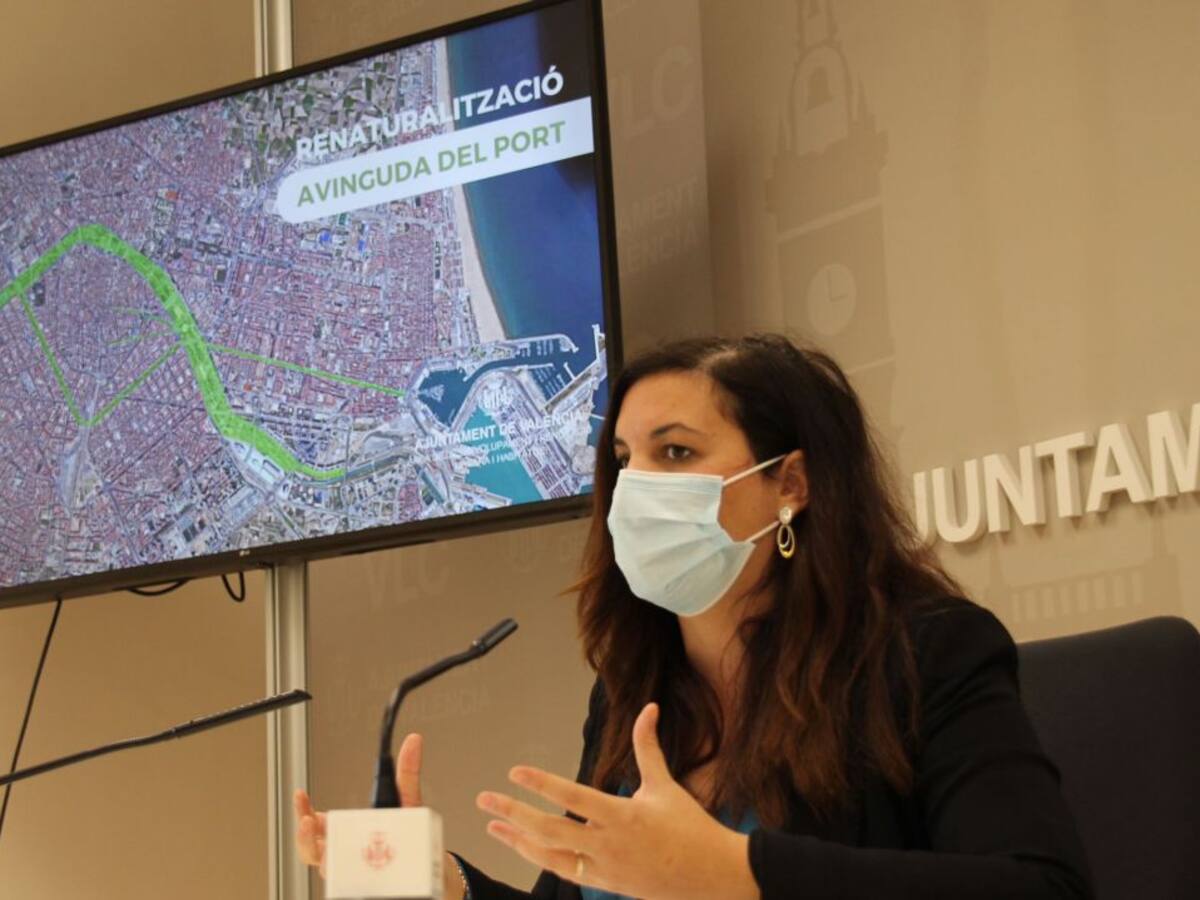 El Ayuntamiento de València presenta el proyecto para renaturalizar la avenida del Puerto