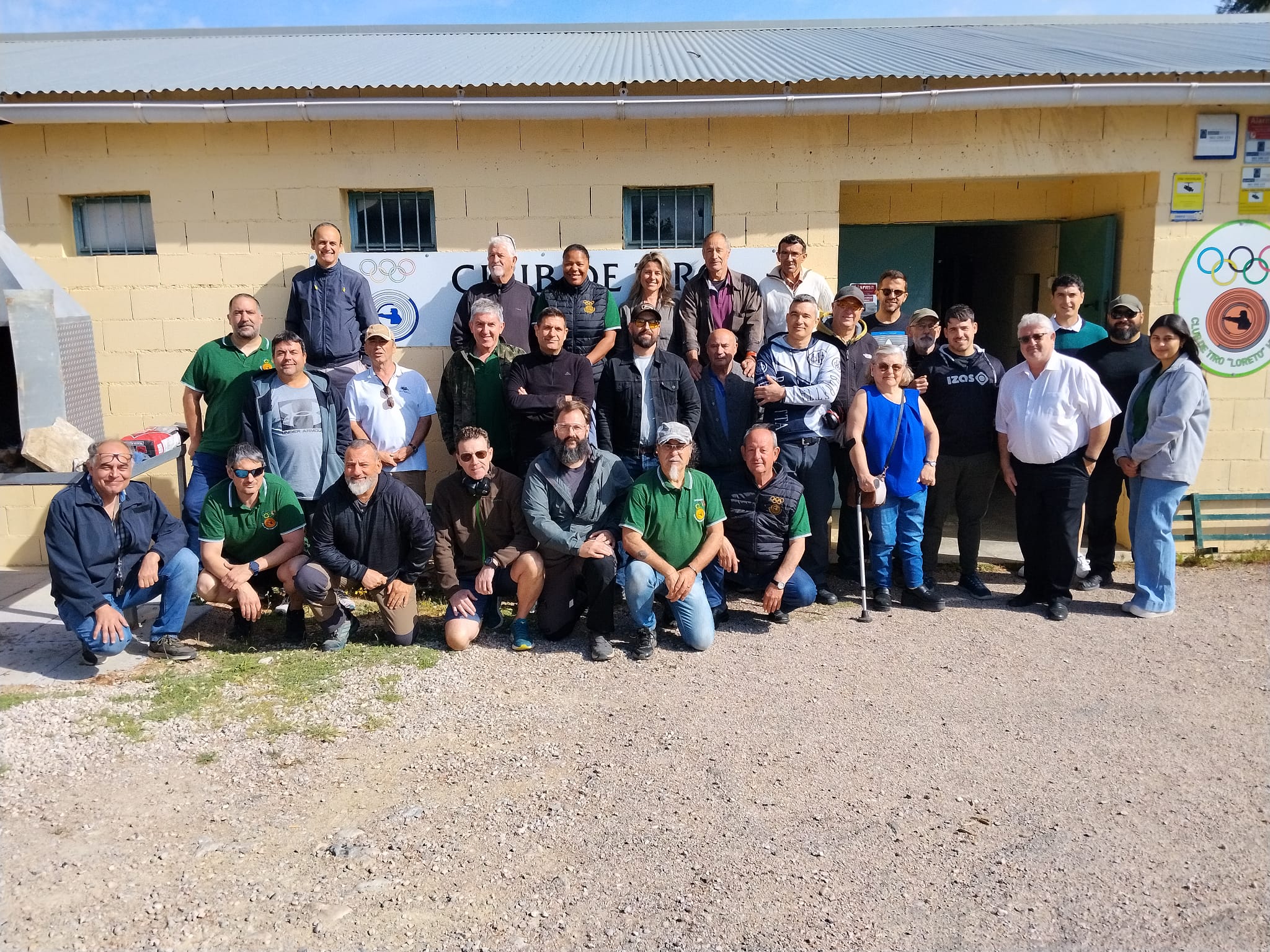 Participantes en las tiradas del CT Loreto
