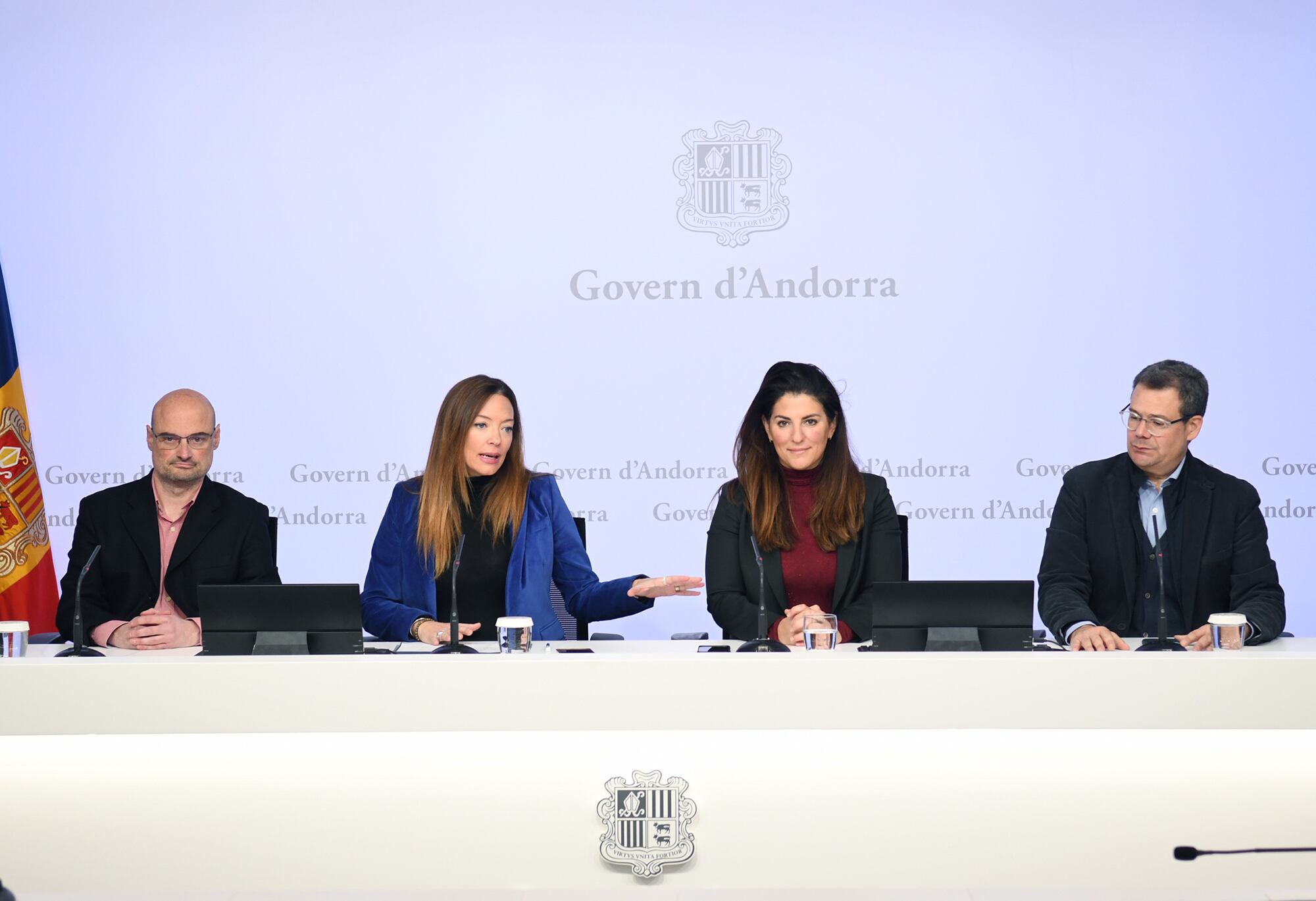 La ministra de Salut, Helena Mas, i la directora general del SAAS, Meritxell Cosan, en una imatge d&#039;arxiu