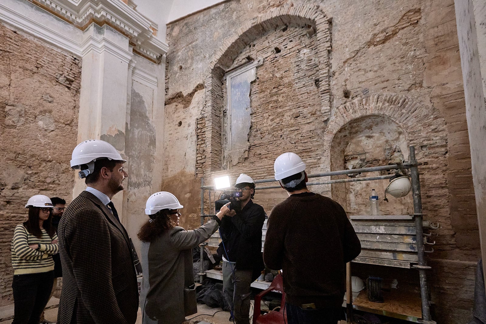 Zona del altar de la Capilla
