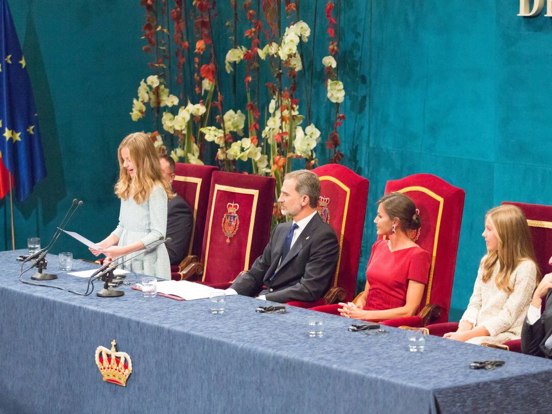 Imagen de la pasada edición de los Premios Princesa de Asturias, celebrados en el Teatro Campoamor.