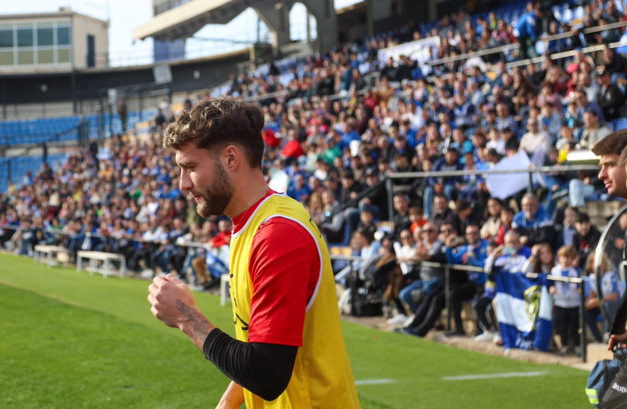 Entrenamiento a puertas abiertas en el Rico Pérez. Foto: Hércules CF