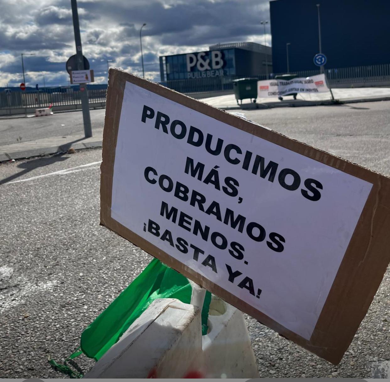 Huelga Inditex Cabanillas del Campo