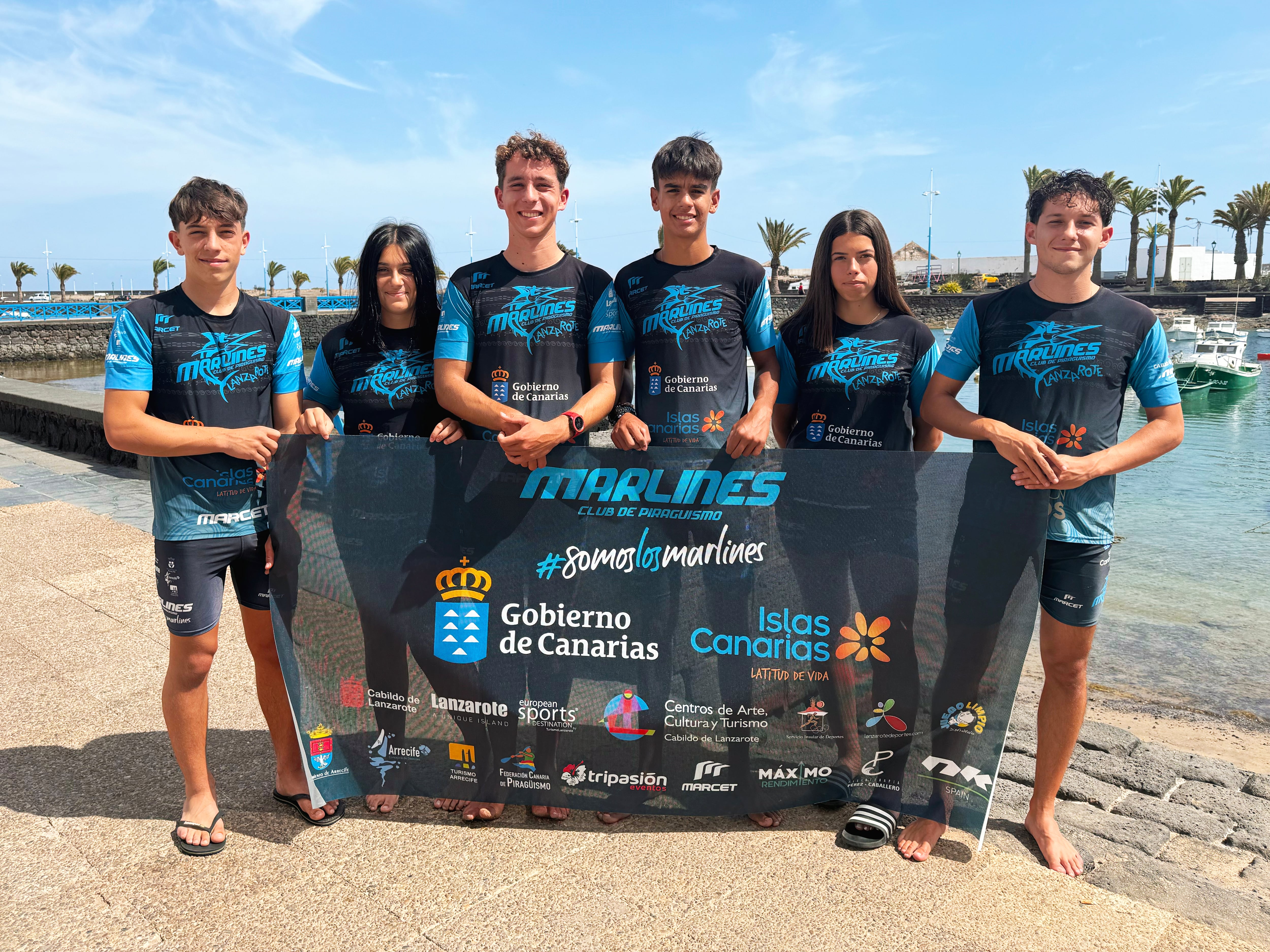 Expedición de Los Marlines de Lanzarote para la XIV Eurochallenge 2024.