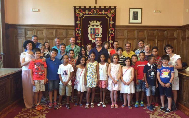 Recepción de niños Saharauis